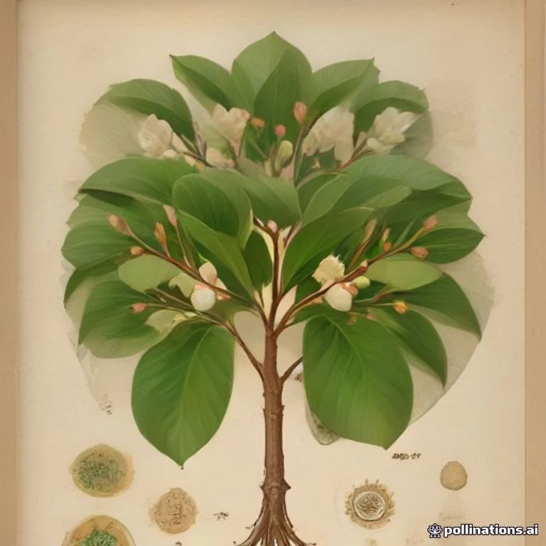 Classical botanical illustration of 水蒲桃 / 水蓊 / 莲雾同属 / 水石榴 / 爪哇蒲桃 — Syzygium aqueum (Burm.f.) Alston (syn. Eugenia aquea)