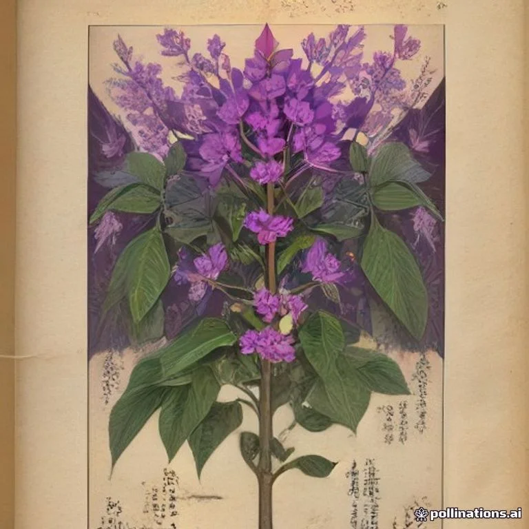 Classical botanical illustration of 木蝴蝶 / 千张纸 / 云故纸 / 白故纸 / 破布子 — Oroxylum indicum (L.) Kurz (syn. Bignonia indica)