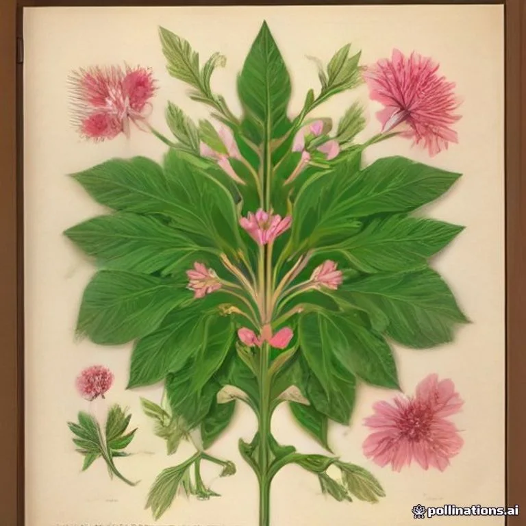 Classical botanical illustration of 山老鼠簕 / 刺叶老鼠簕 / 假老鼠簕 / 山角刺 / 非洲老鼠簕 — Acanthus montanus (Nees) T.Anderson