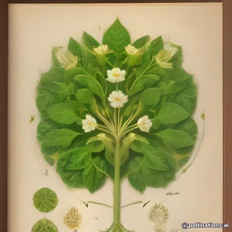 Classical botanical illustration of 萝芙木 / 降压木 / 山马蹄 / 假生姜 / 高山流苏 / 罗扶木 — Rauvolfia verticillata (Lour.) Baill. (syn. Dissolaena verticillata)