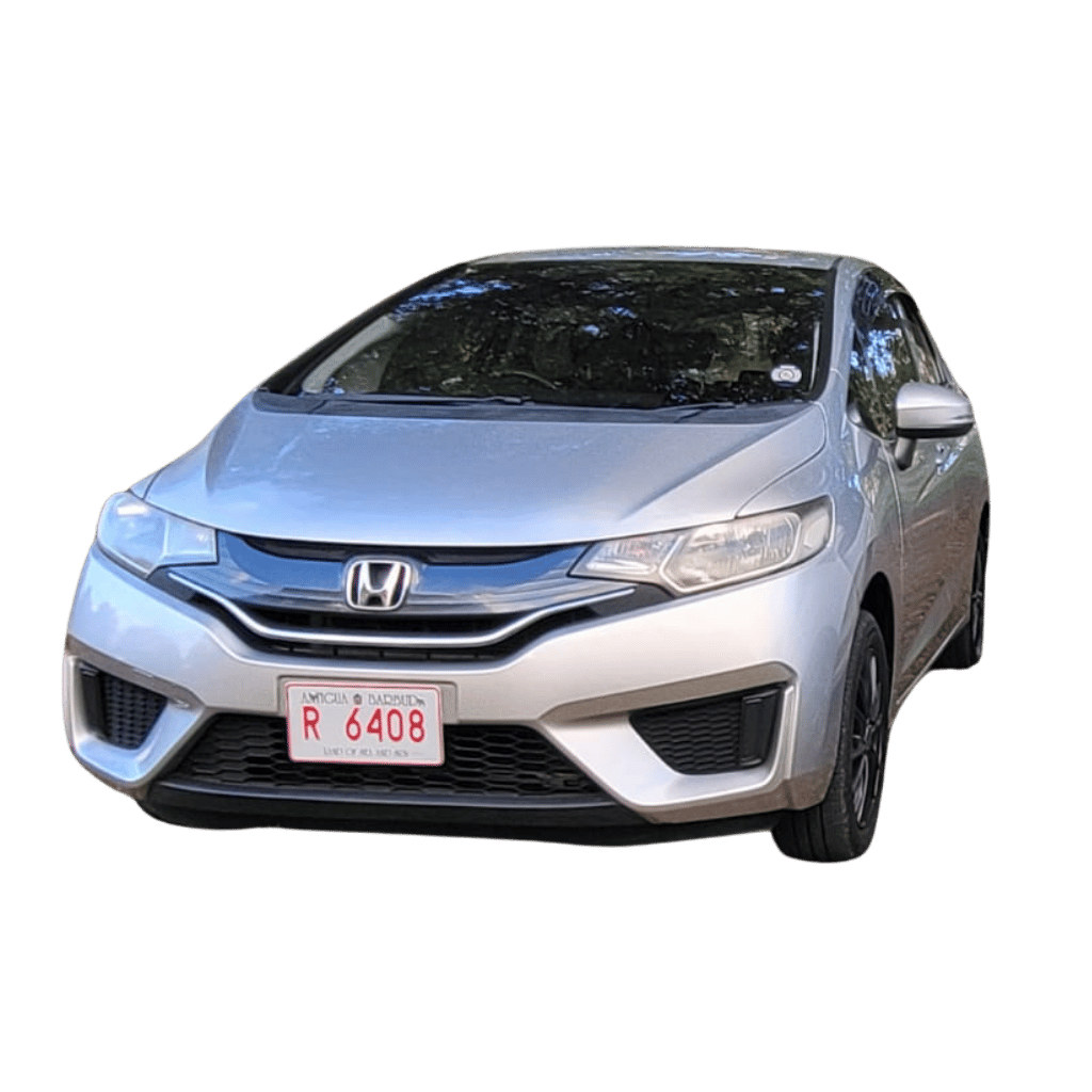 Silver Honda Fit