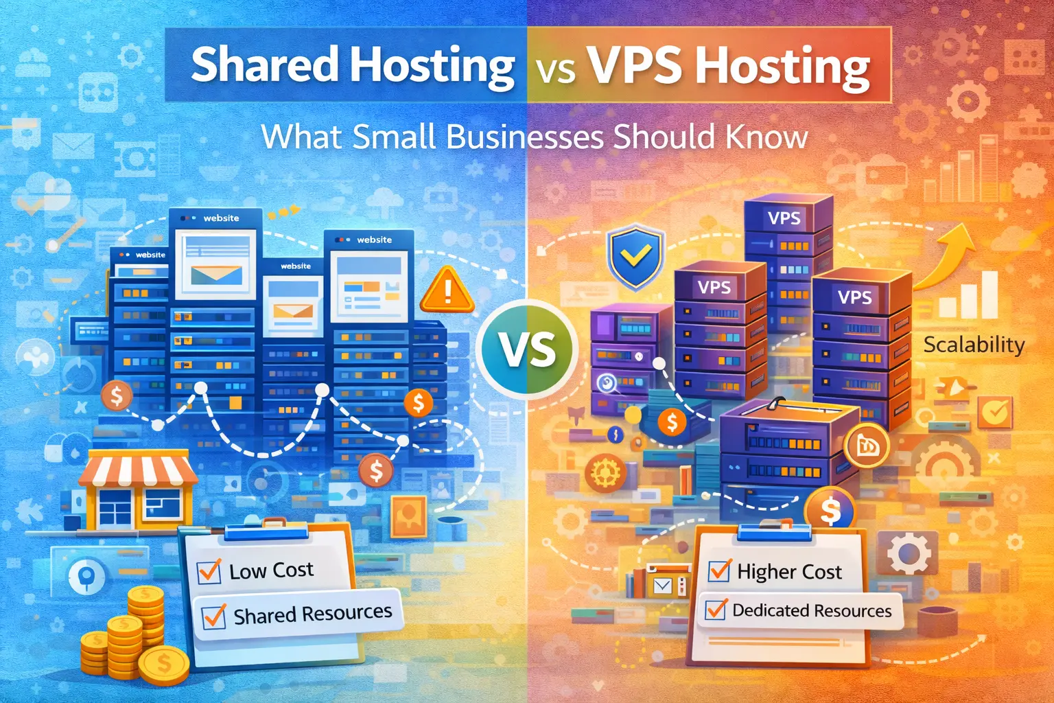Shared Hosting vs VPS Hosting: What Small Businesses Should Know