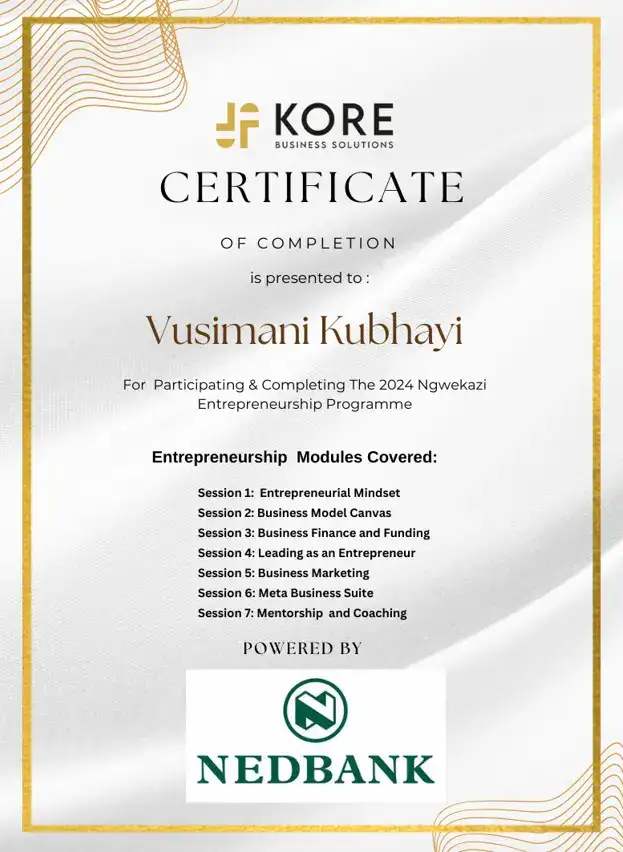 Ngwekazi Entrepreneurial Program