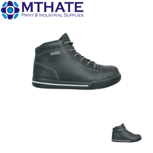 Rebel HI Top Boot Black