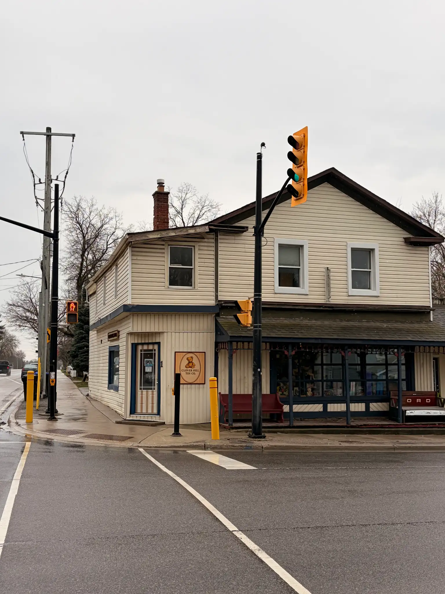 A charming local toy shop filled with vintage toys and treasures