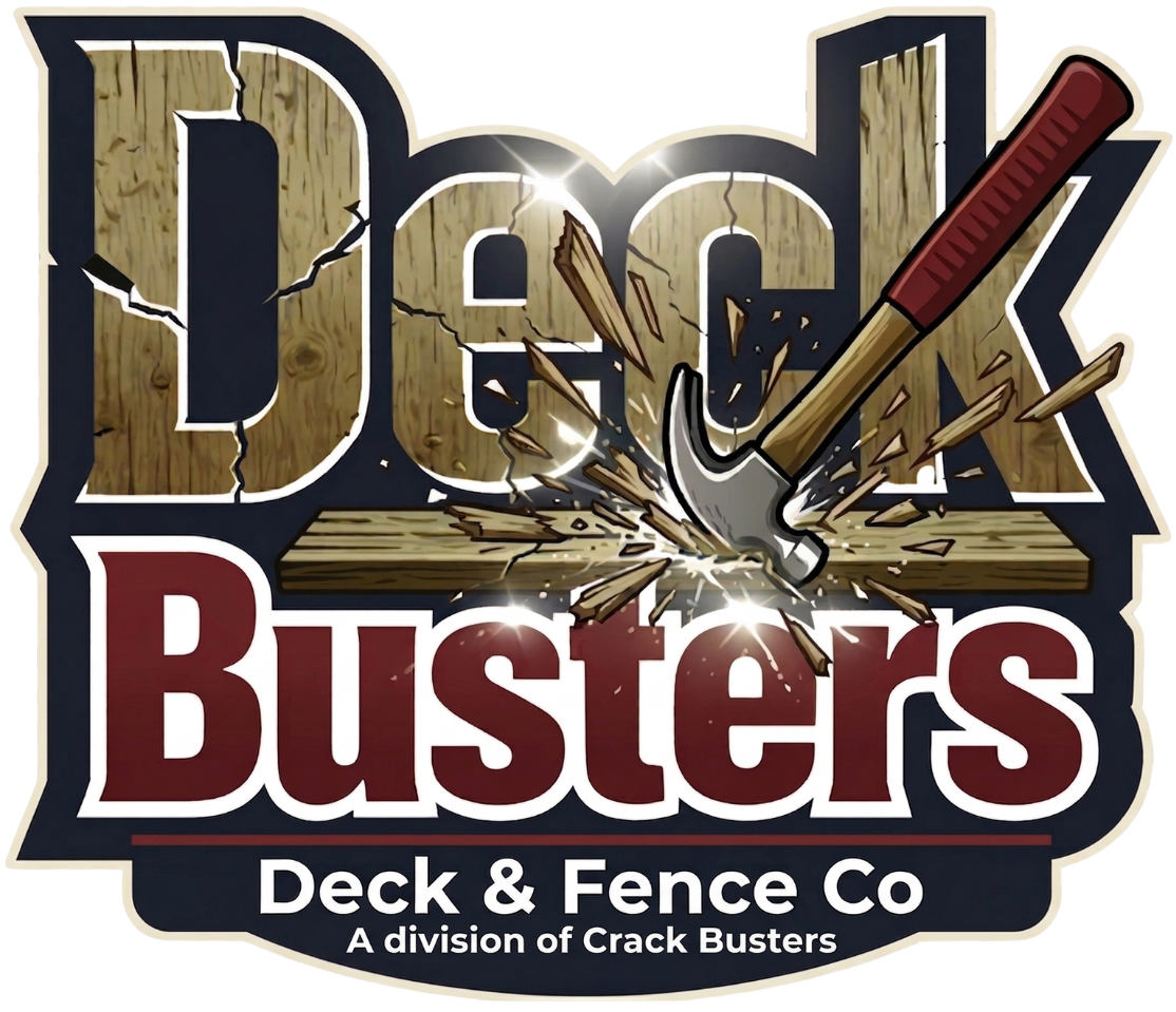 Deck Busters logo — deck building and renovation contractor, Certtech web design client