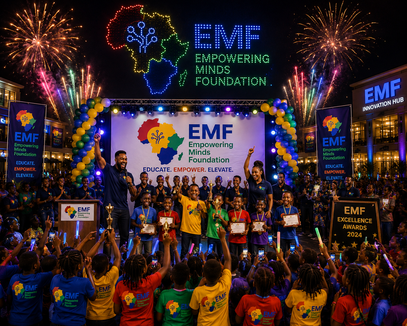 EMF Global students learning with AI