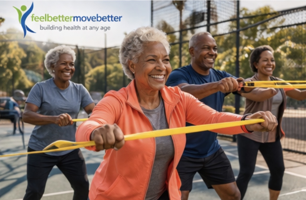 Senior woman exercising