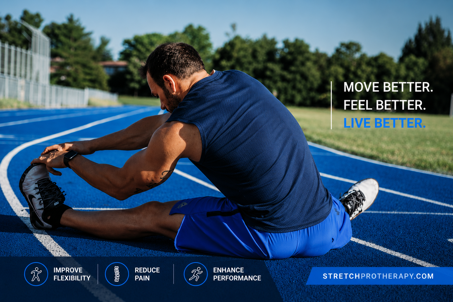 Assisted stretching session