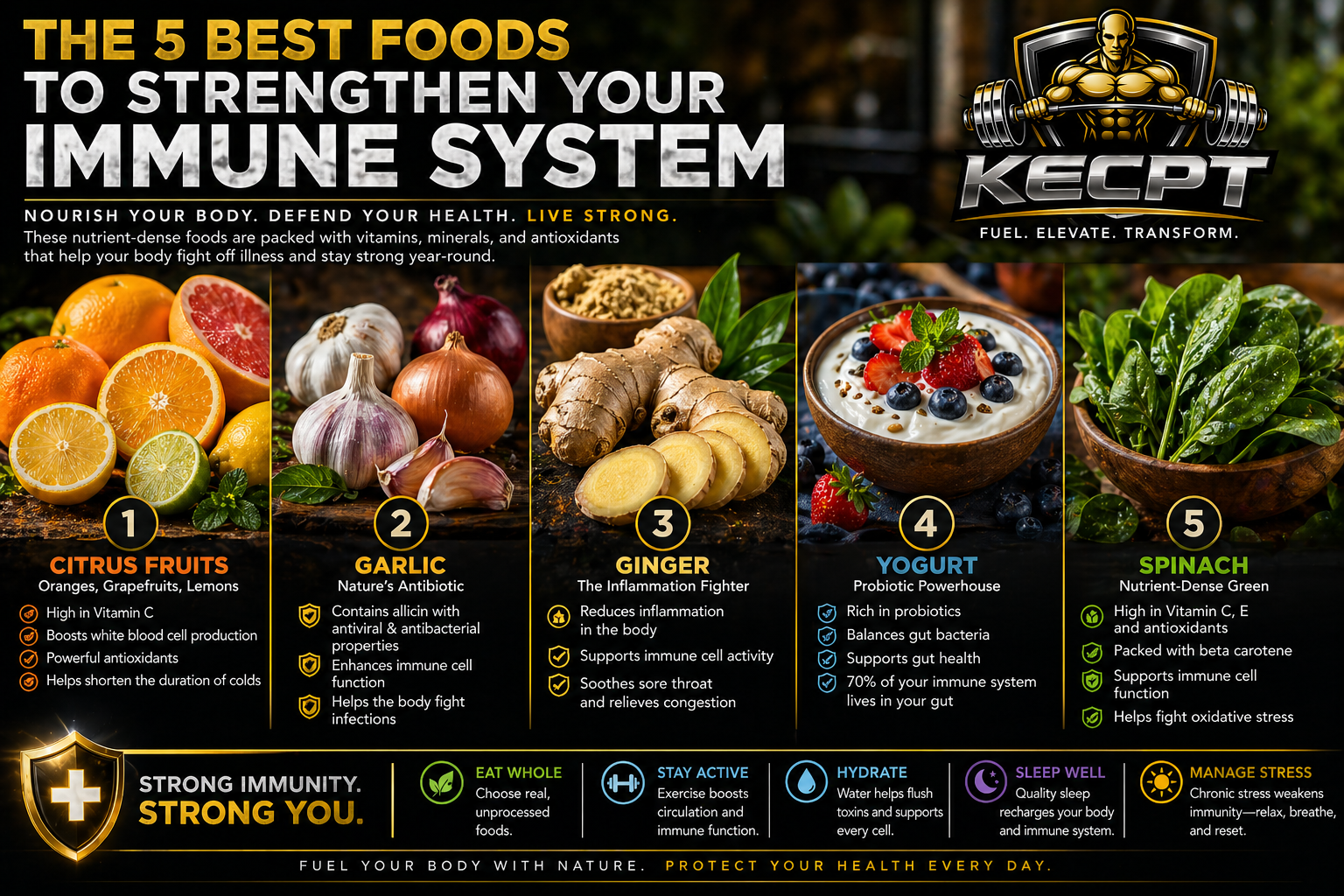 Top Foods For A Healthy Immune System
