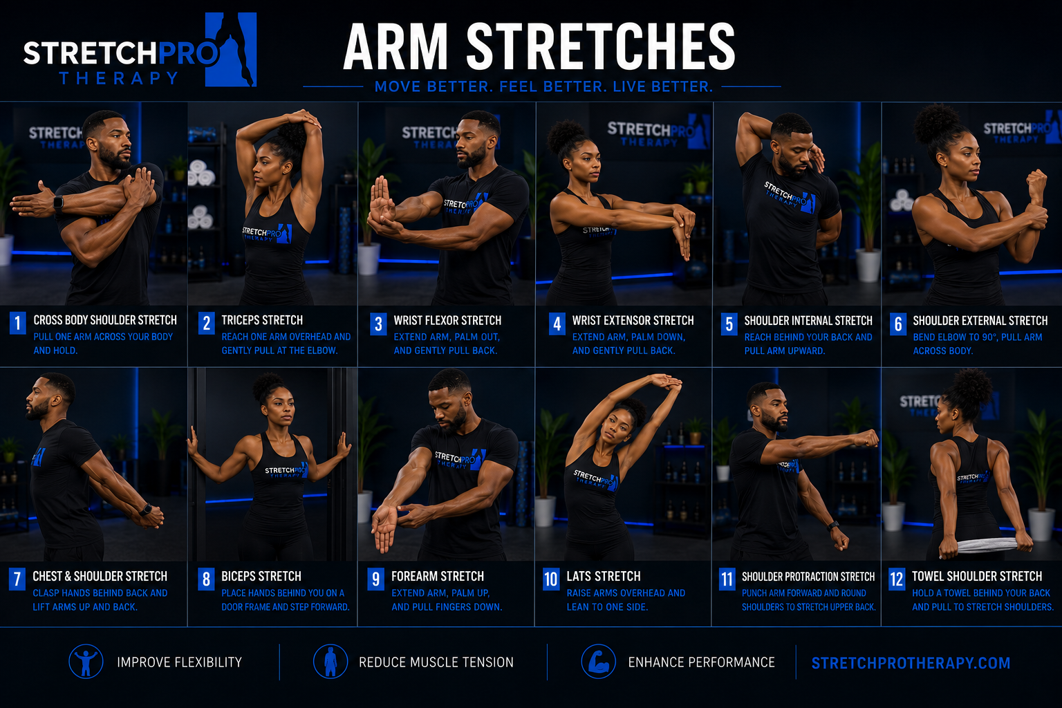 Assisted stretching session