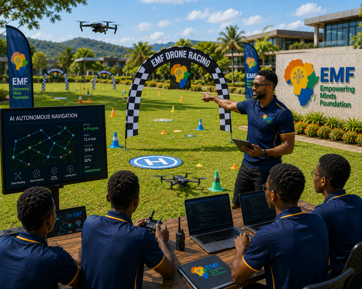 Empowering Minds Foundation students engaged in learning
