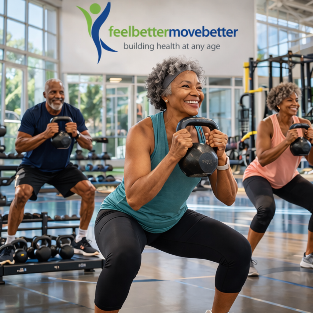 Senior woman exercising