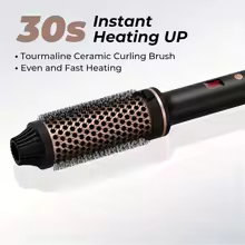 Valentine's Day Gift, Hair Curler, Electric Hair Straightener, Hot Comb, Professional Curling Iron, Thermal Brush