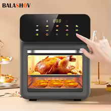 Brand Large Capacity 10L Electric Air Fryer, 360° Automatic Oil-Free Home Kitchen  War Baking Oven - Thumbnail 2