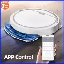New Wireless Smart Robot Vacuum Cleaner, Multifunctional, Ultra Quiet, Sweeping, Cleaning, Moisturizing for Home Use, Home Appliances - Thumbnail 2
