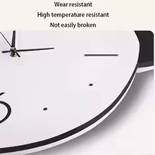 Digital Wall Clock, Modern Clocks, Electronic Wall Clock, LED Clocks, Aesthetic Living Room Decorations, Decor Accessories - Thumbnail 3