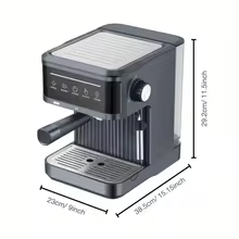 Brand: Professional Electric Espresso Machine, Italian Semi-Italian Espresso Coffee Maker, Cappuccino, Ornaments - Thumbnail 2