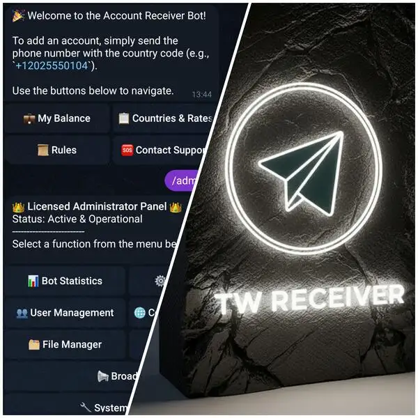 Telegram Accounts Receiver Bot