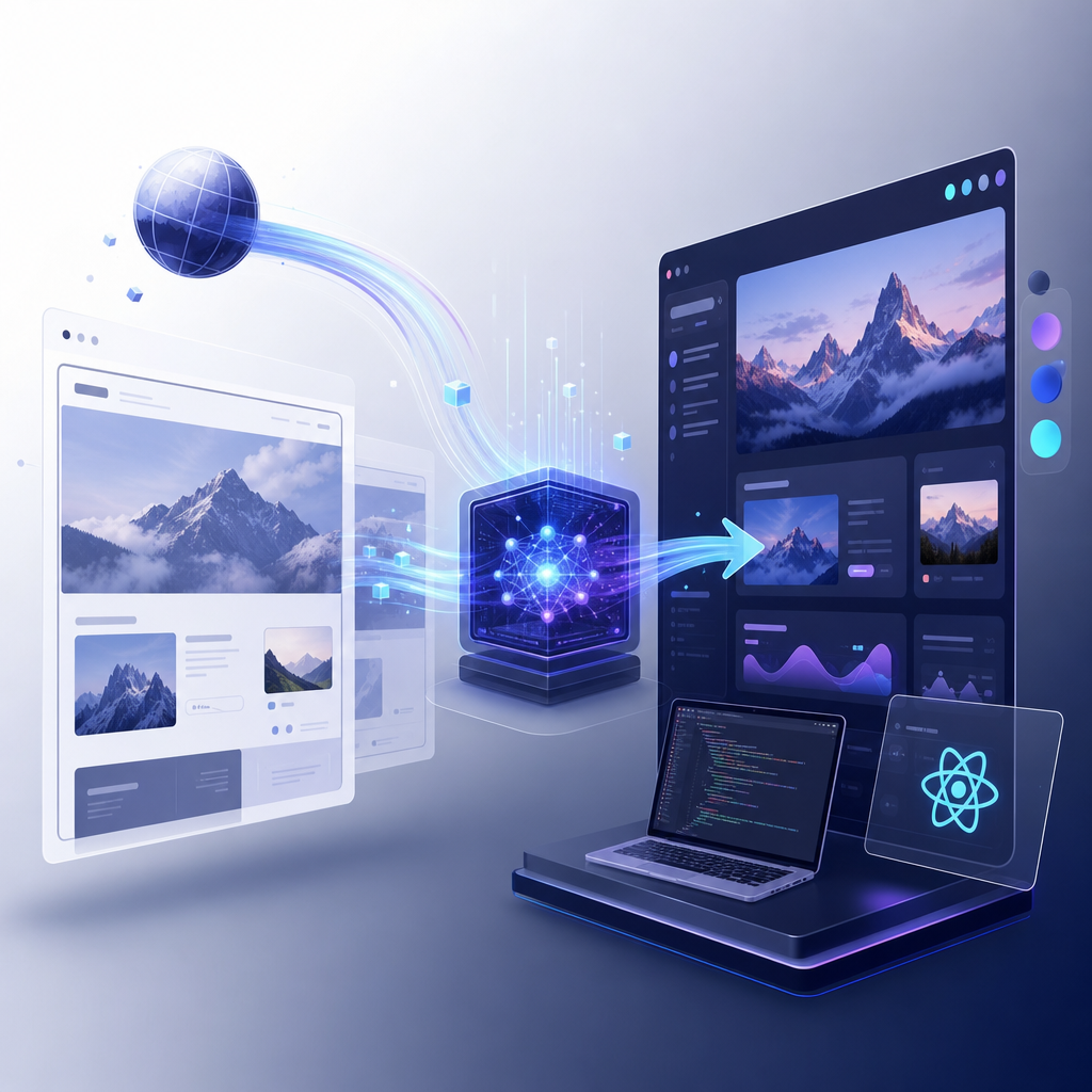 How to Clone Any Website URL Into a Production-Ready React App Using AI