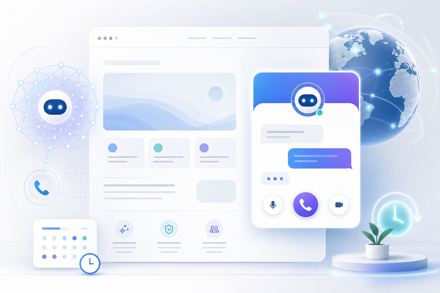How to Set Up a Web Call Widget AI Agent on Your Homepage for 24/7 Appointment Scheduling