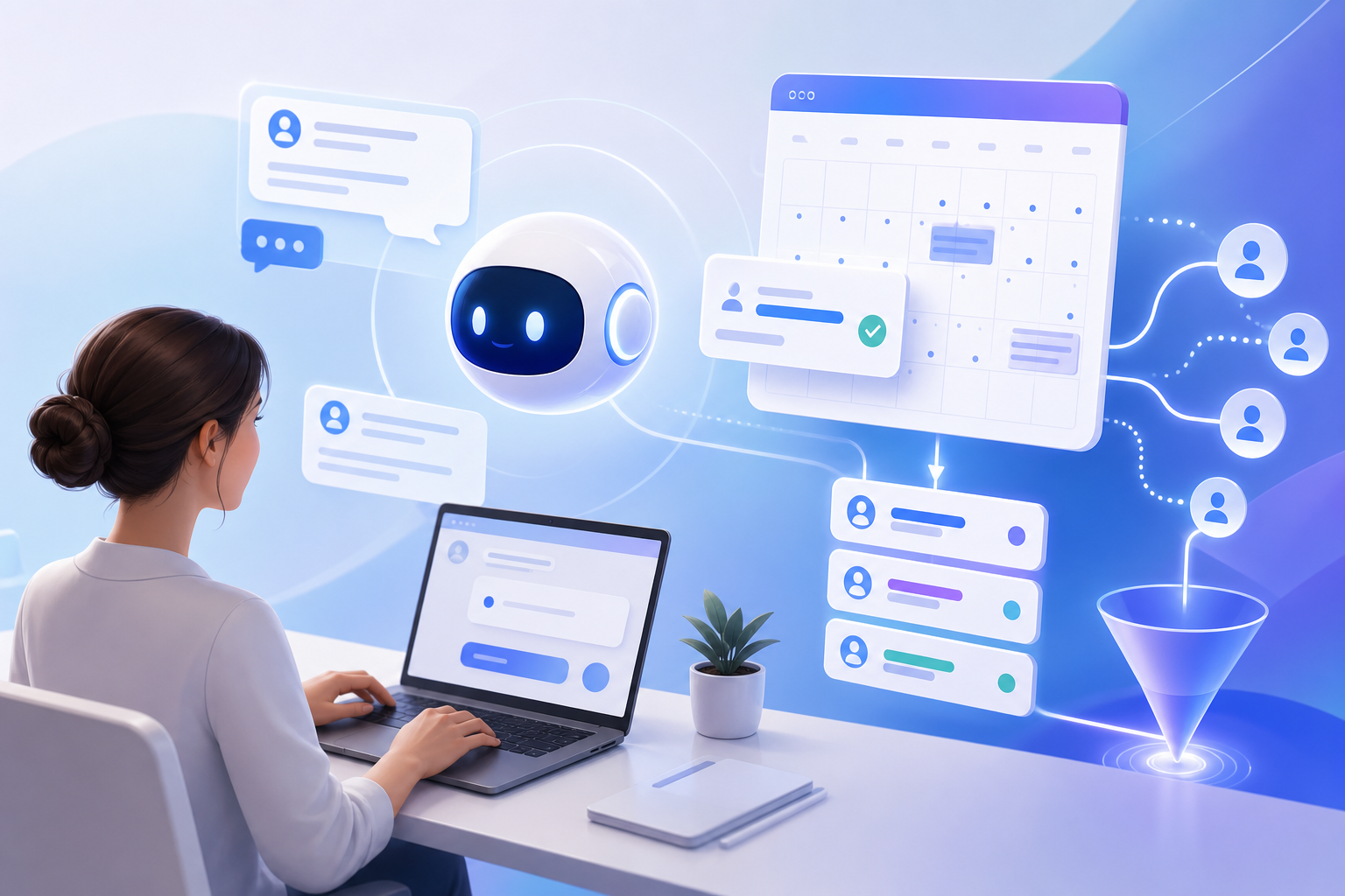 AI Chatbots That Speak With Visitors and Book Google Calendar Appointments
