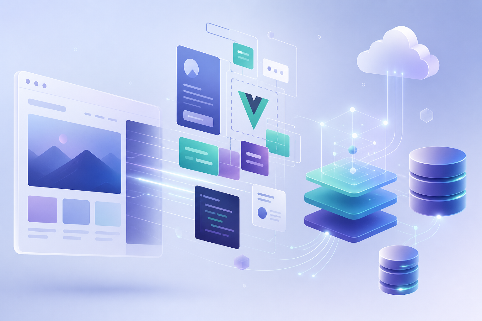 Is There Software That Converts a Site to Vue.js and Includes Database Integration?