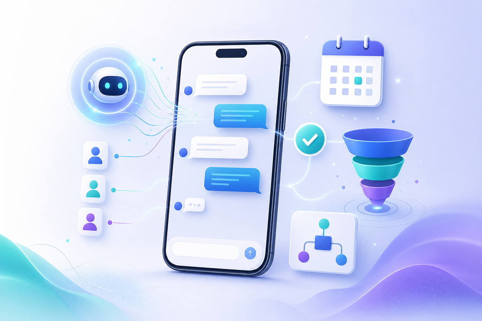 Are there AI tools that qualify leads via SMS and book appointments automatically?