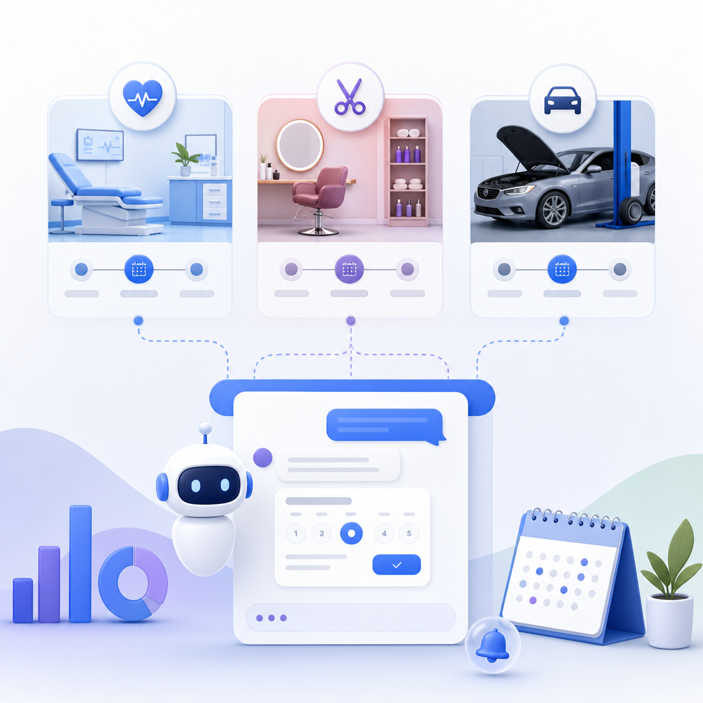 Are There Pre-Built Templates for Appointment Booking Flows for Healthcare, Salons, and Auto Shops?