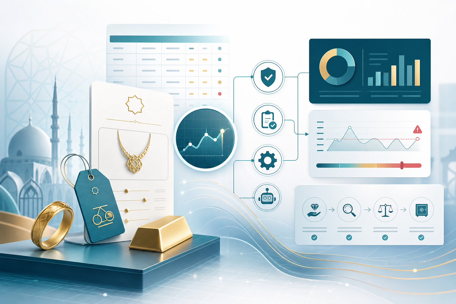 Formula Excel dan Google Sheets untuk Pantau Risiko Emas Lelong dan Kira Shortfall Automatik