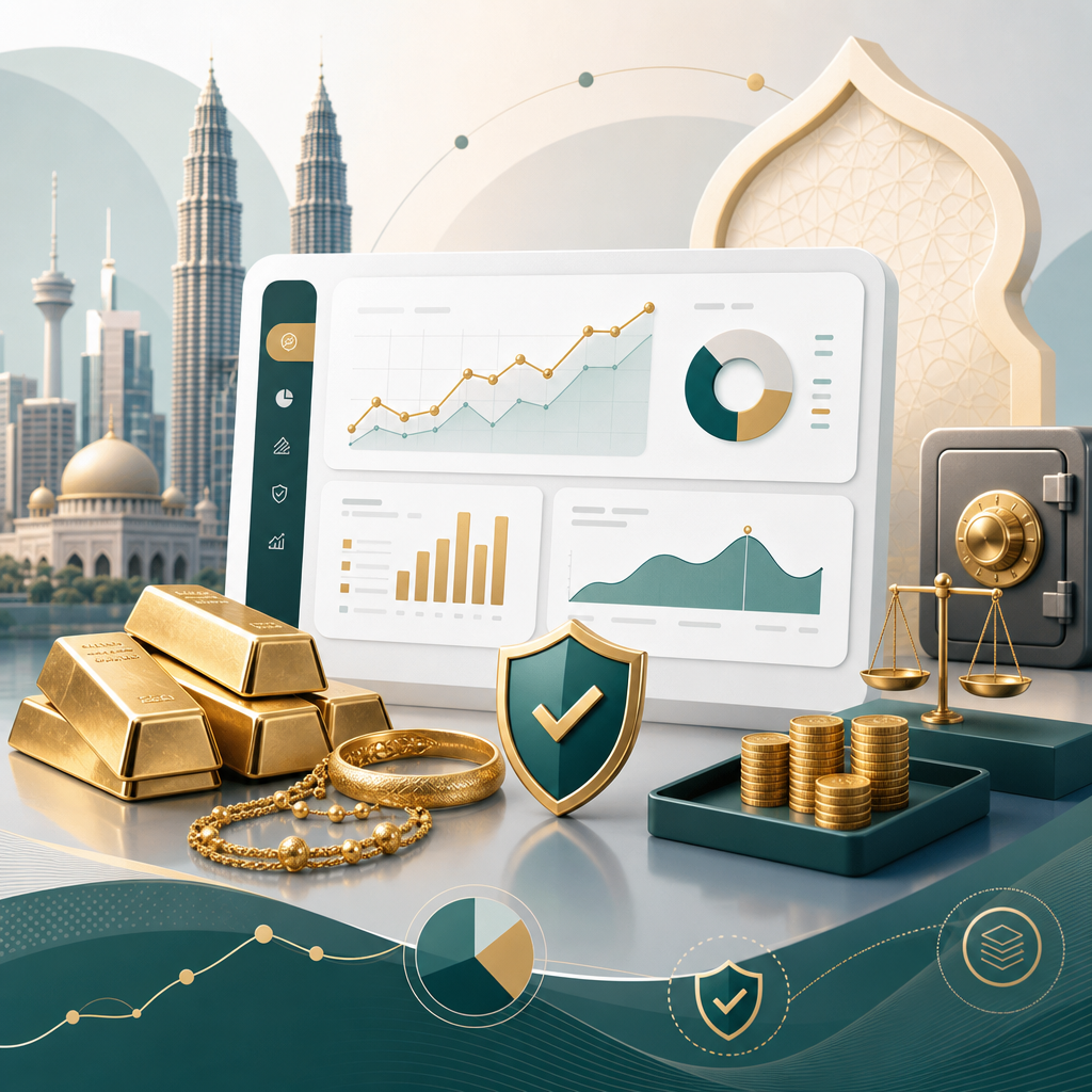 Mengurus Portfolio Emas Pegadaian (Ar-Rahnu) di Malaysia: Panduan Praktikal untuk Kawal Risiko, Kos dan Elak Lelong