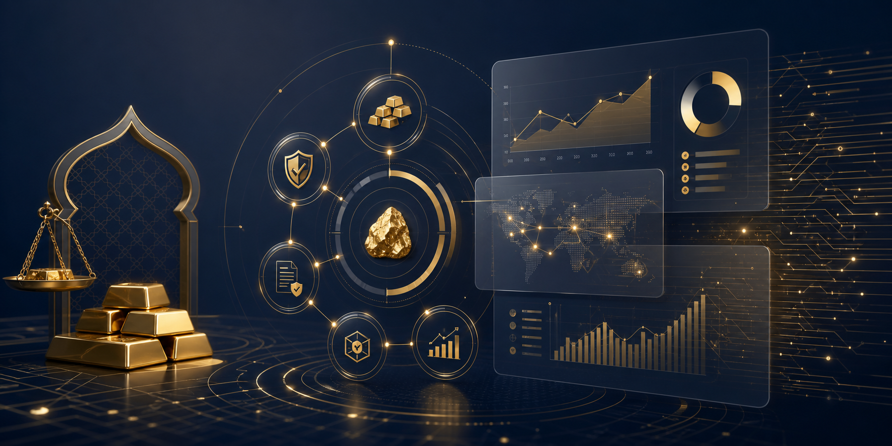 How ArRahnu.ai Utilizes GoldGram.my for Live Portfolio Monitoring