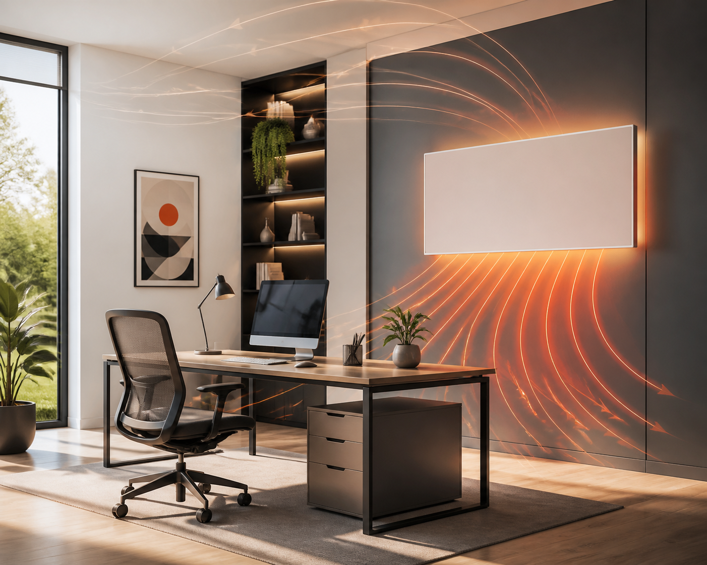 What Type of Infrared Heating Panel Is Best for a Home Office?