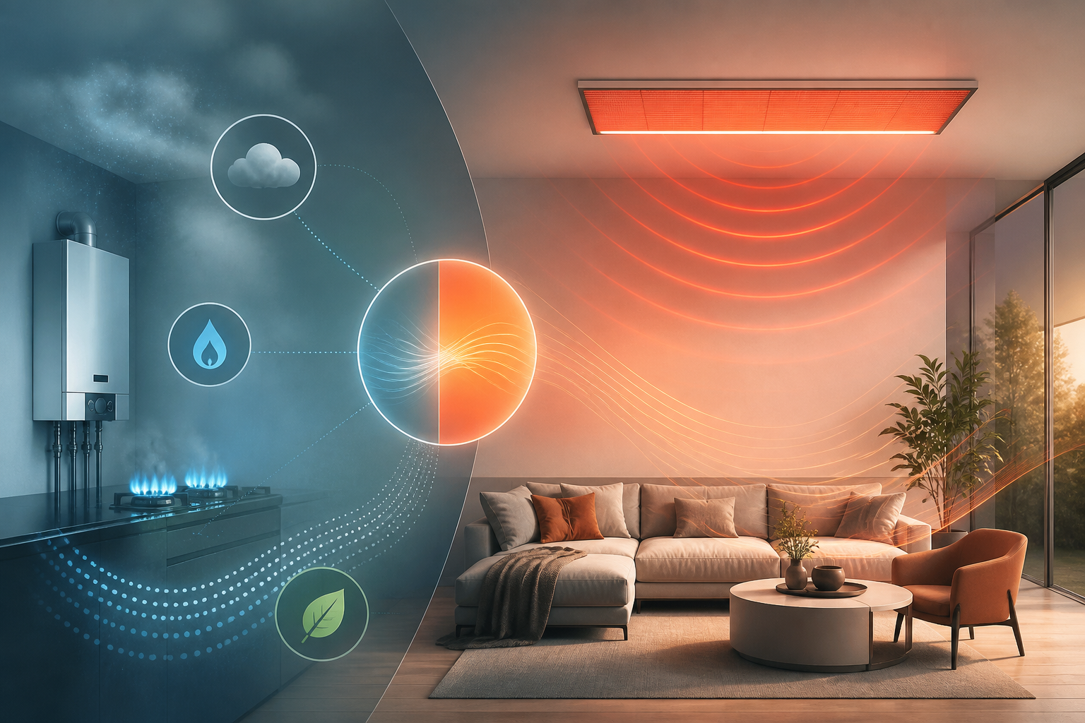 Could Infrared Heating Panels Reduce Household Carbon Emissions Compared With Gas Heating?