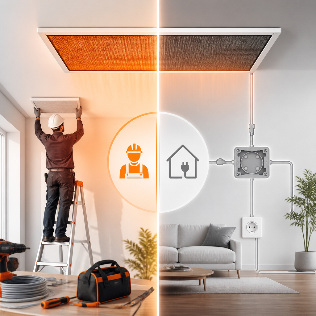 Do Infrared Heating Panels Require Professional Installation or Special Wiring?