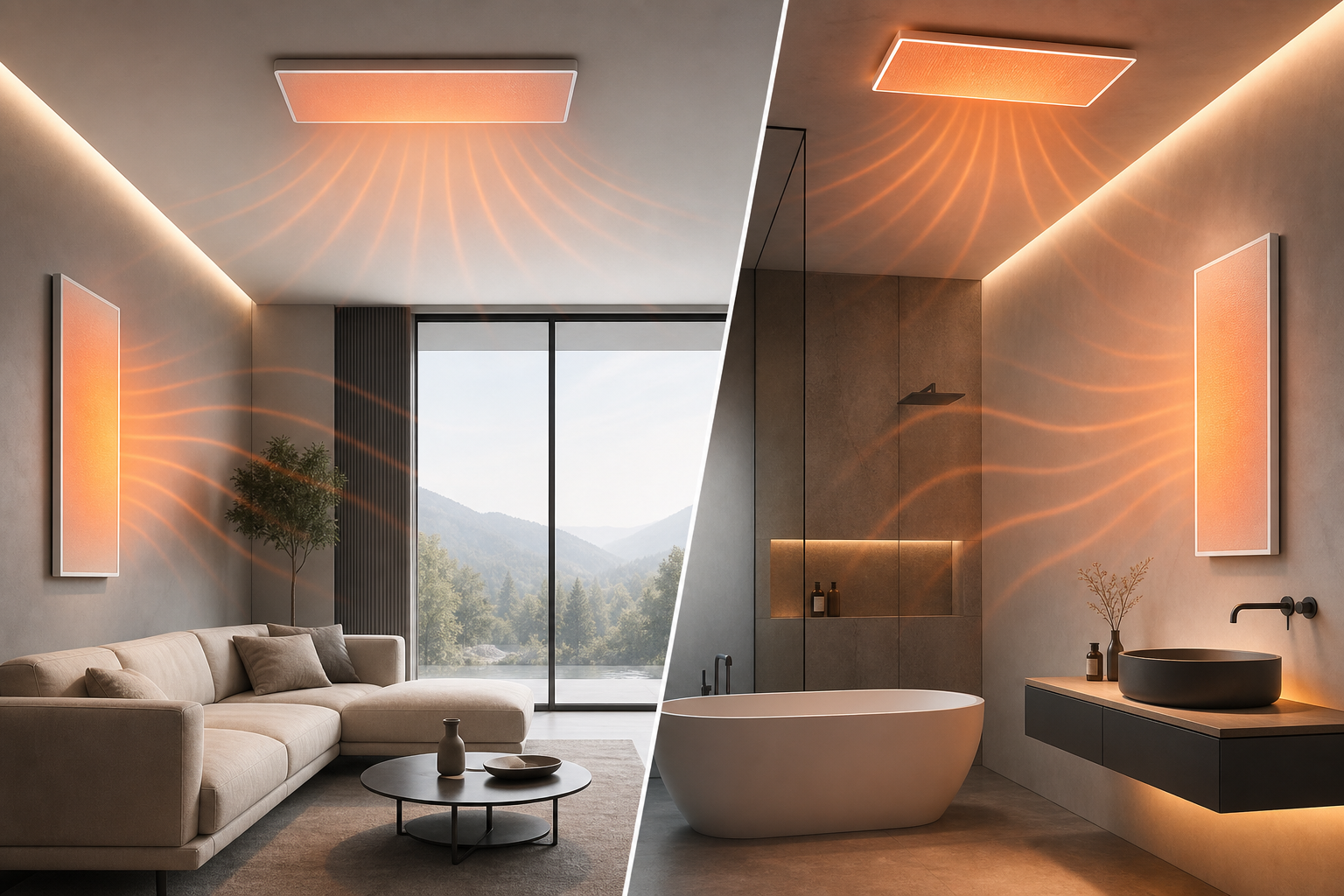 Can Infrared Heating Panels Be Mounted on Both Walls and Ceilings?