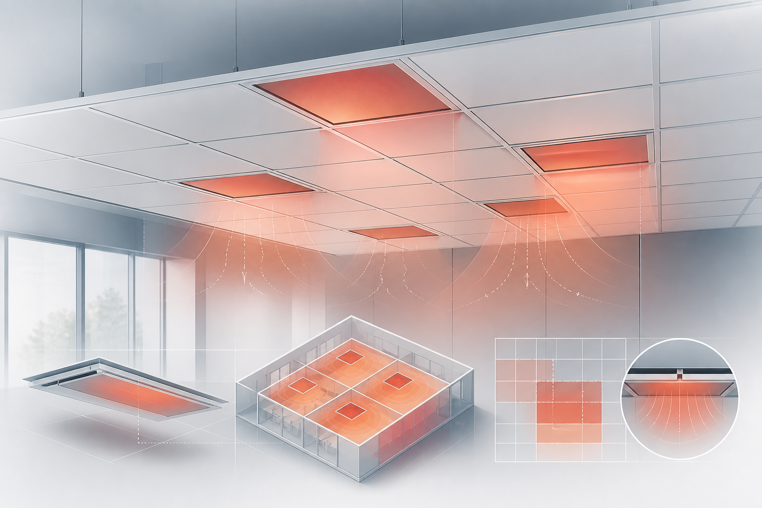 Infrared Heating Panels for Suspended Ceiling Grids: Layout, Wattage, and Zoning Considerations