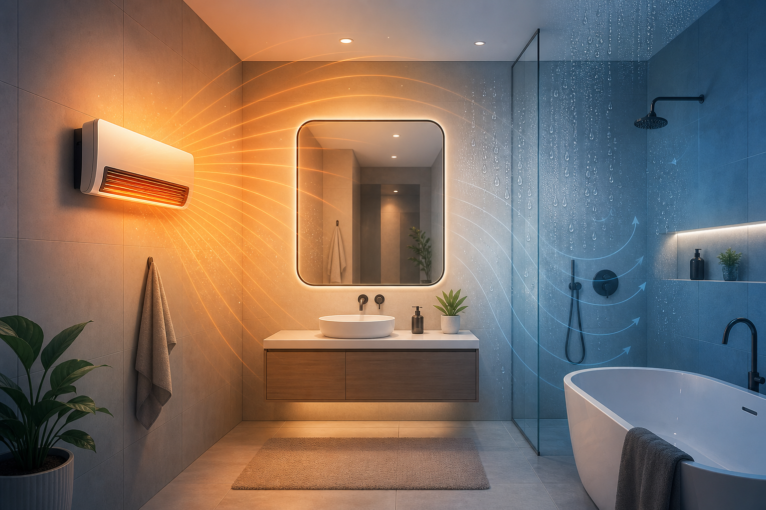 Do Infrared Bathroom Heaters Help Prevent Condensation and Cold Walls?