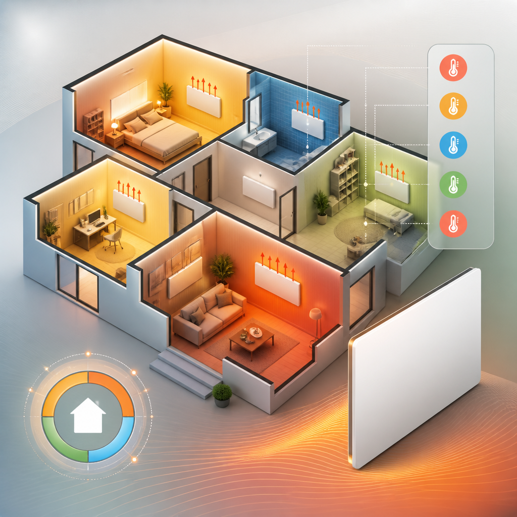 Can I Schedule Different Temperatures for Each Room With Infrared Heating Panels?