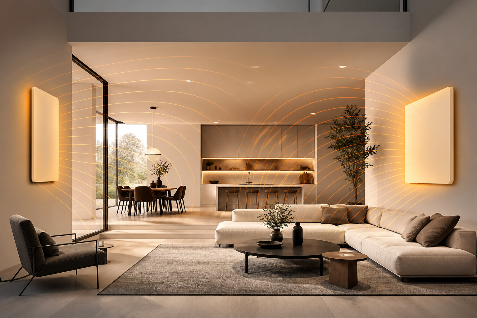 Can Infrared Panels Heat a Large Open-Plan Living Area Effectively?