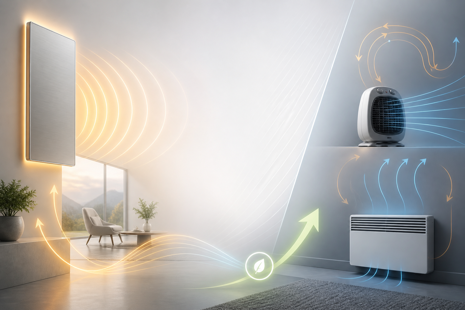 Aluminium Infrared Panels vs Fan and Convector Heaters: Advantages, Limits, and Energy Use