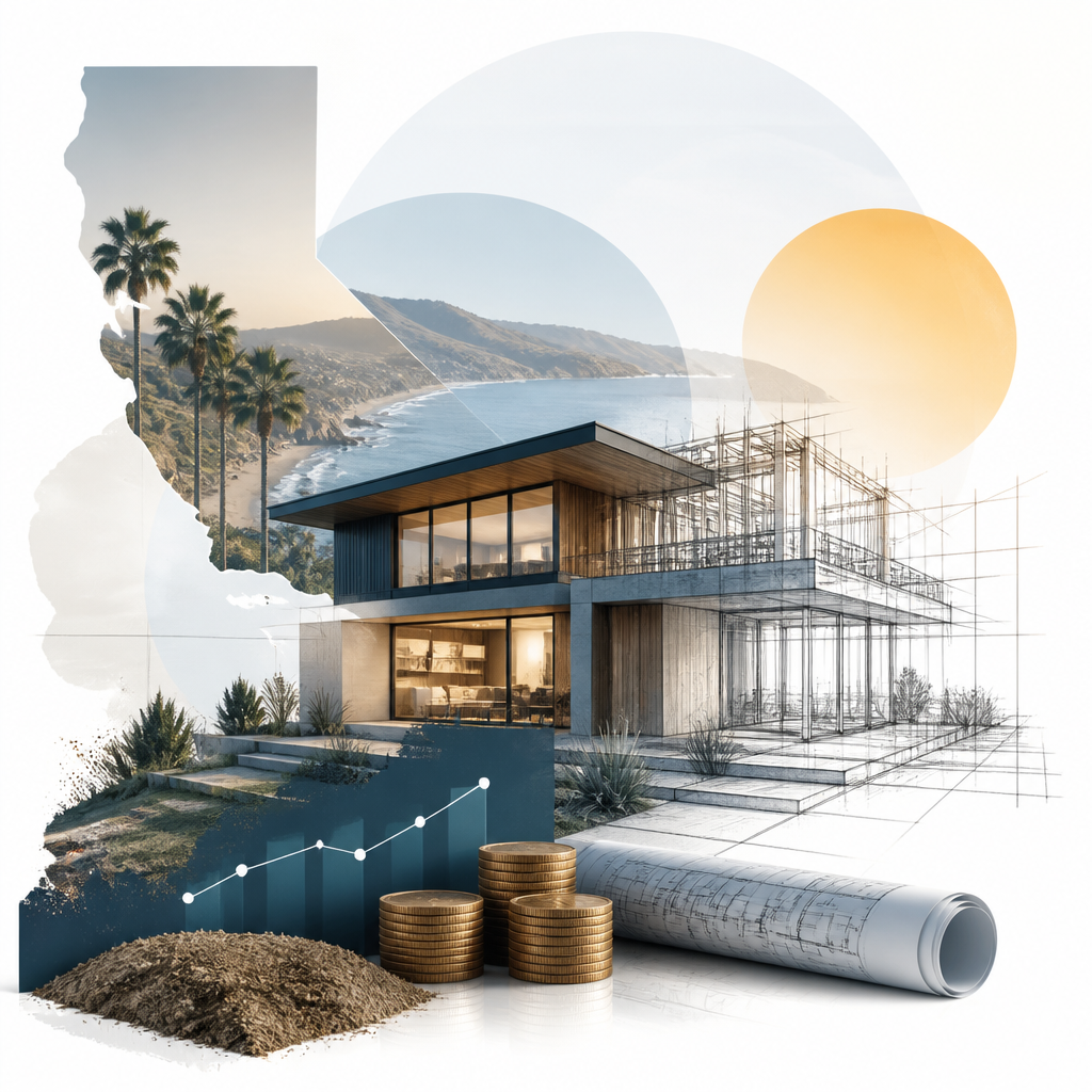 How to Finance Land and Build a Custom Home in California