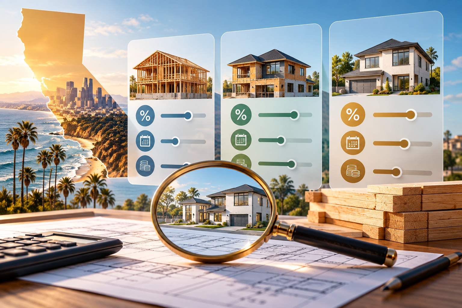 Where Can You Compare California Construction Loan Rates, Terms, and Required Down Payments?