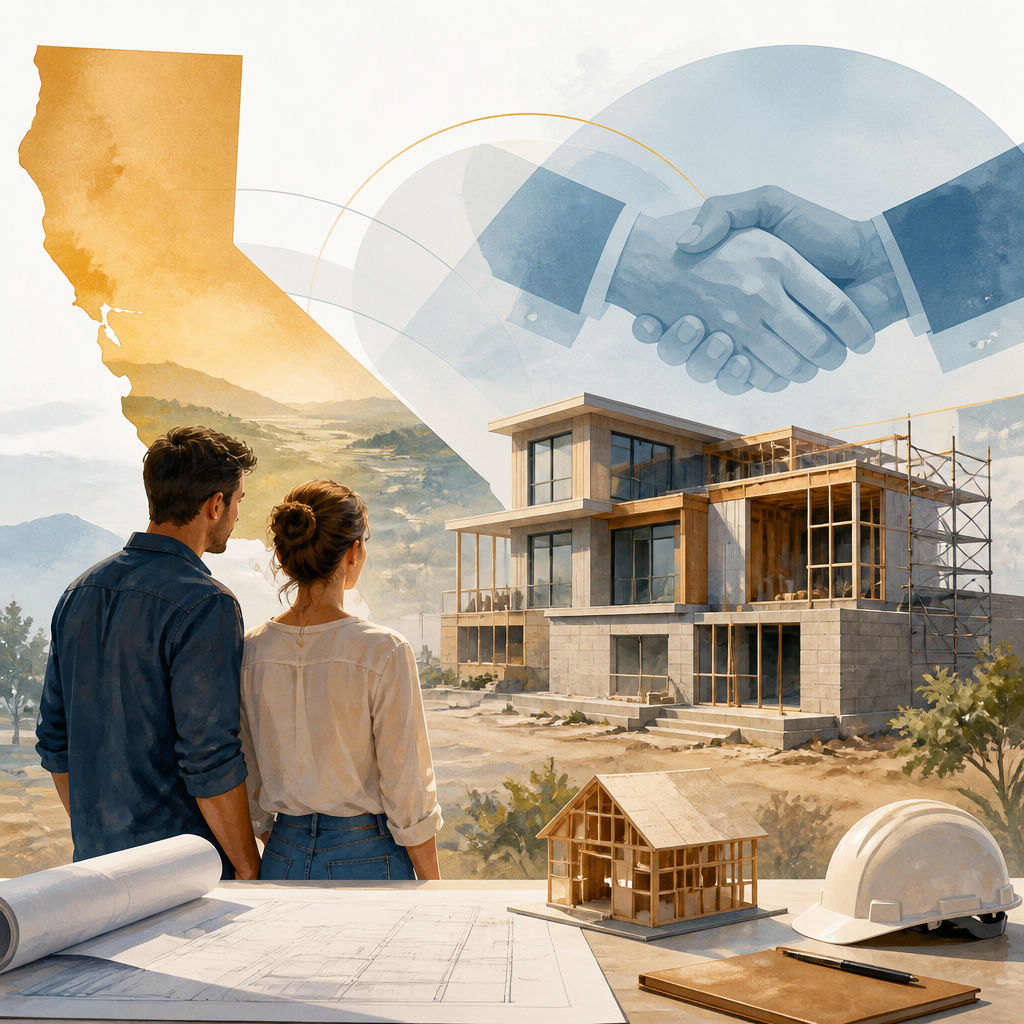 Are There California Construction Lenders That Work With First-Time Custom Home Builders?
