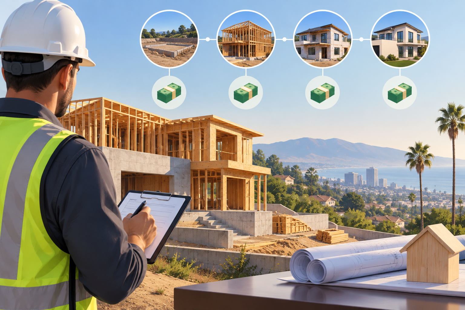 How Construction Loan Draw Inspections and Milestone Payments Work in California