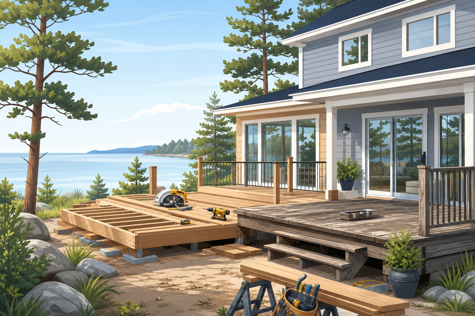 Can You Find a Local Handyman for Deck Repair and New Deck Construction in Wasaga Beach?