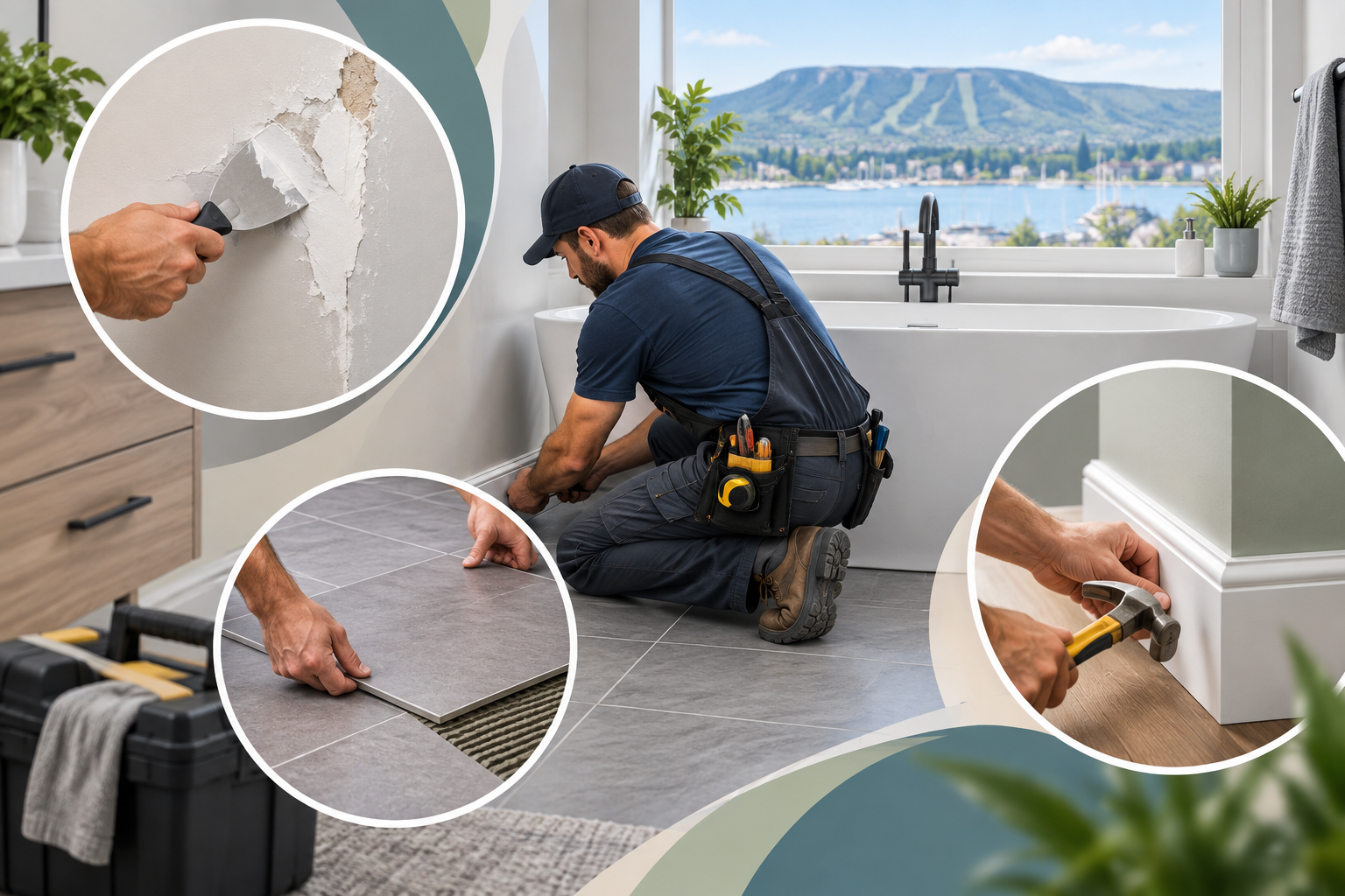 Is There a Local Handyman in Collingwood Who Can Repair Bathroom Walls, Flooring, and Trim?