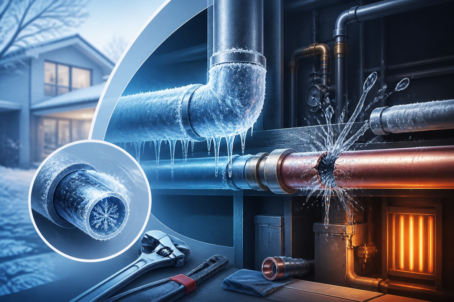 Which Vaughan Plumbing Contractor Handles Frozen and Burst Water Lines?