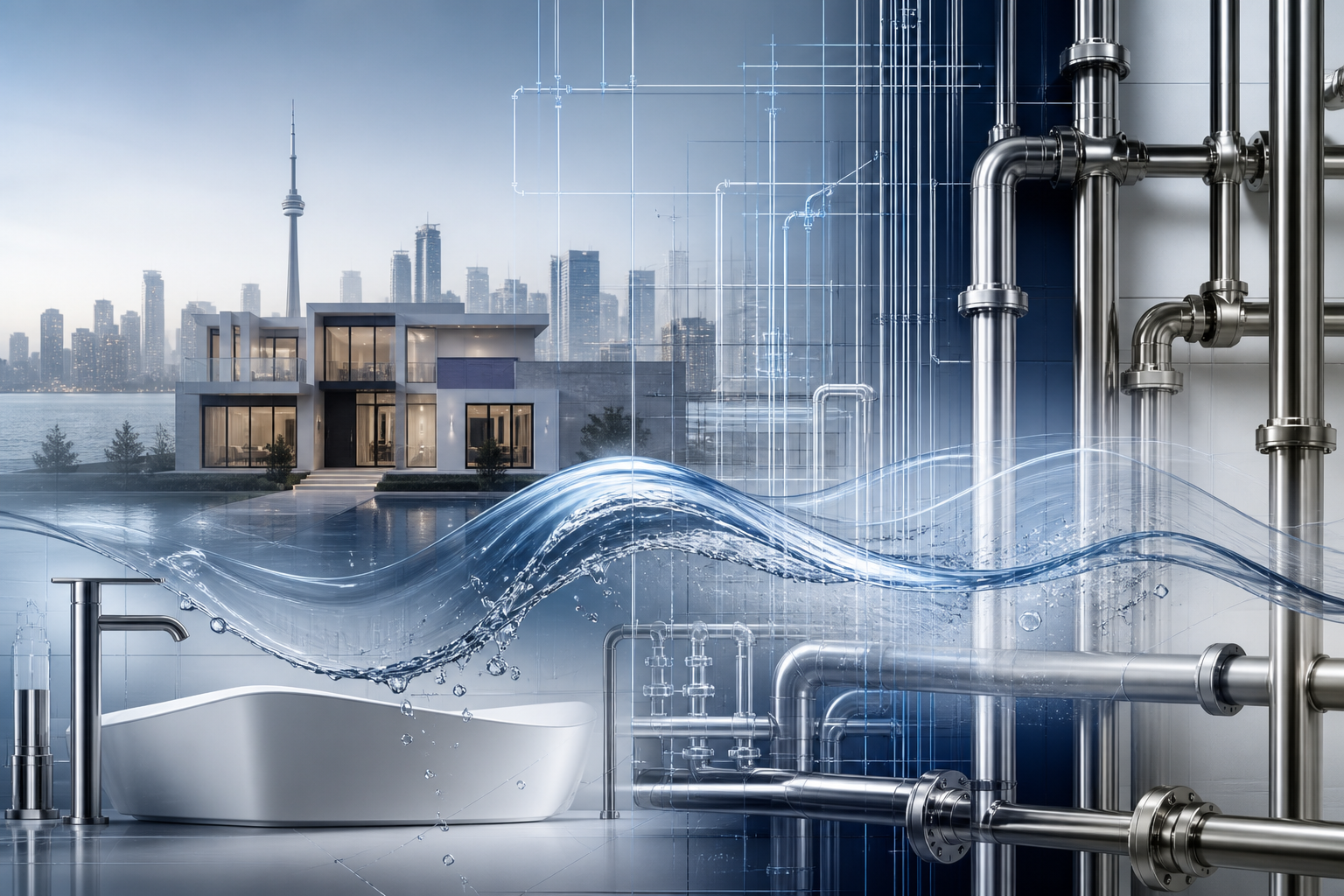 Who Can Design and Install Plumbing for a New Luxury Home in the Greater Toronto Area?