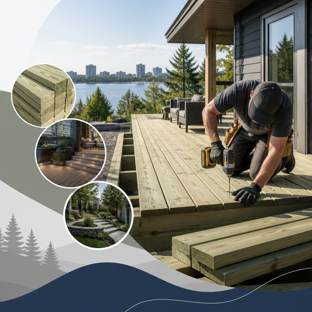 Who Installs Pressure-Treated Wood Decks in the Barrie Area?